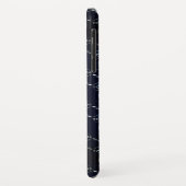 Klassieke uitstraling van blauwe edelstenen met gl Case-Mate iPhone case (Achterkant/links)