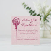 Klassieke uitzending van binnenpartij kaart (Staand voorkant)