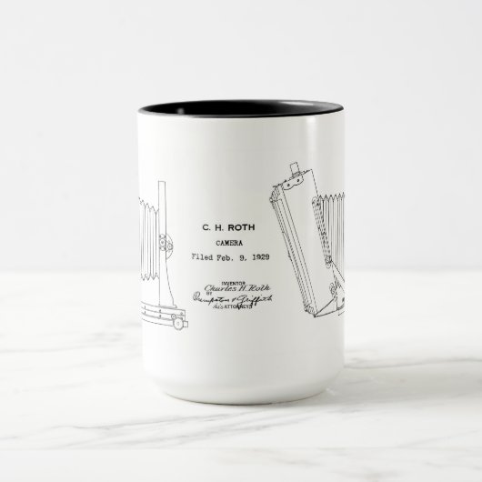 Klassieke Uitzicht camera-Mok Mok (Midden)