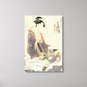 Klassieke  ukiyo-e geisha japans dameskunst canvas afdruk