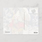 Klassieke  ukiyo-e geisha met paraplu briefkaart (Achterkant)