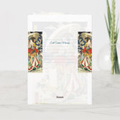 Klassieke  ukiyo-e geisha met paraplu maiko kaart (Achterkant)