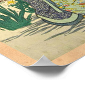 Klassieke  ukiyo-e twee geishas met paraplu poster (Hoek)