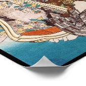 Klassieke  ukiyo-e twee japanse dames poster (Hoek)