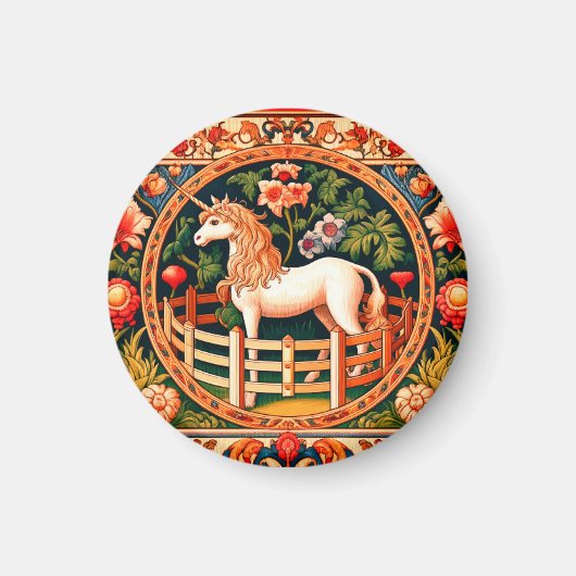 Klassieke unicorn magneet (Voorkant)