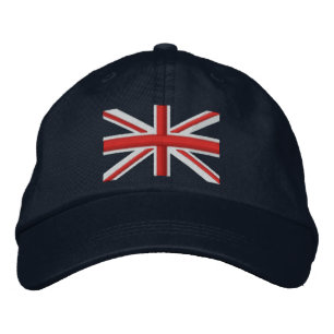 Klassieke Union Jack Flag Engeland Swag borduurwer Geborduurde Pet