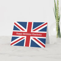 Klassieke Union Jack Flag Happy Birthday