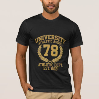 Klassieke universitaire atletiek assoc 78 hogescho t-shirt