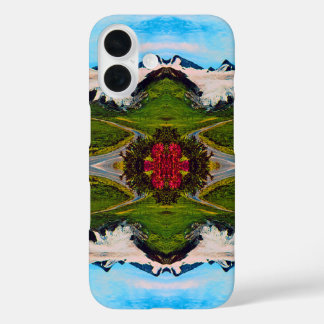 Klassieke USA Alaska Worthington gletsjer zomer iPhone 16 Hoesje