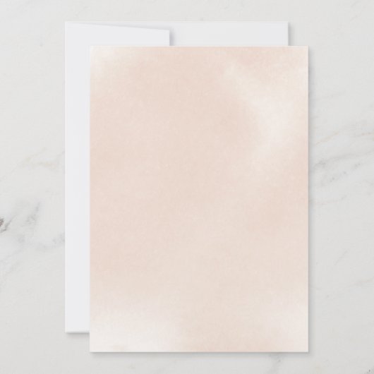 Klassieke ustroze roze roodbruine luiers kaart (Achterkant)