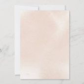 Klassieke ustroze roze roze bruinvissen Brunch Kaart (Achterkant)