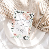 Klassieke usty roze roze Casual bruiloft Kaart