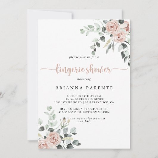 Klassieke usty roze roze roodbruin ledenerie kaart (Voorkant)