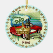 Klassieke vader keramisch ornament (Voorkant)