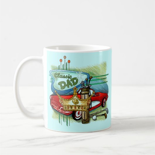 Klassieke vader koffiemok (Links)