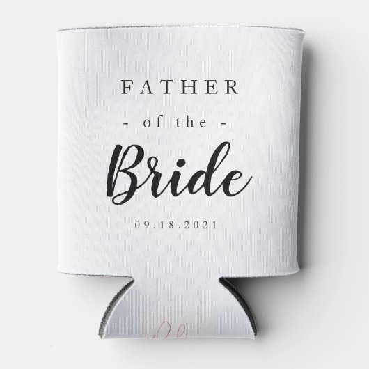 Klassieke vader van de bruid blikjeskoeler (Voorkant)