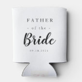 Klassieke vader van de bruid blikjeskoeler (Achterkant)