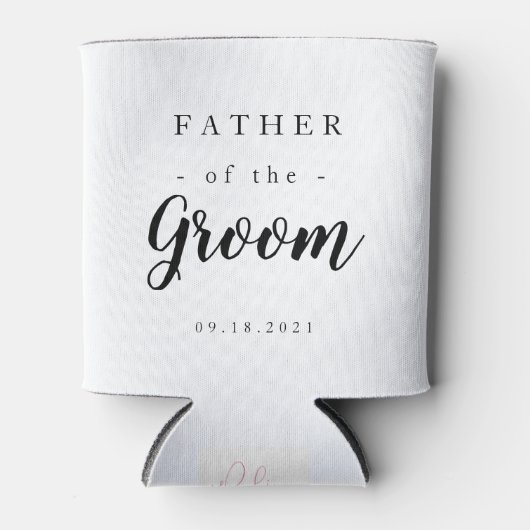 Klassieke vader van de bruidegom blikjeskoeler (Voorkant)