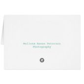 Klassieke Vaderdag kleine Kaart (Achterkant Horizontaal)