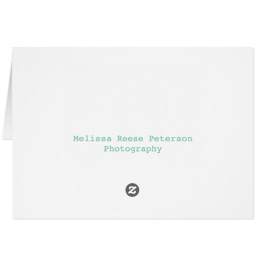 Klassieke Vaderdag kleine Kaart (Achterkant Horizontaal)