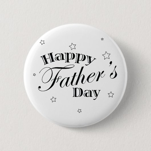 Klassieke Vaderdag Ronde Button 5,7 Cm (Voorkant)