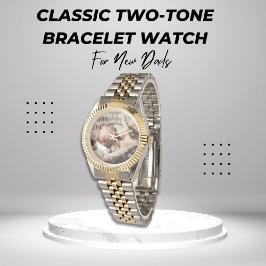 Klassieke vaders Dag Foto Persoonlijk Bericht Wa Horloge