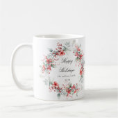 Klassieke vakantie bessen één foto koffiemok (Links)