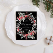 Klassieke vakantie bessen Kerstfeest Kaart