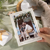 Klassieke vakantie fotokaart