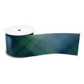 Klassieke vakantie plaid bold marine groene tartan satijnen lint (Spoel)