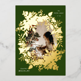 Klassieke vakantiebessen Foto Folie Uitnodiging