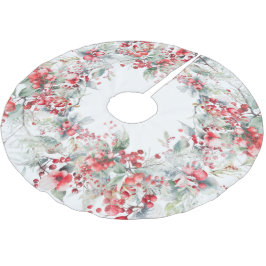 Klassieke vakantiebessen kerstboom rok