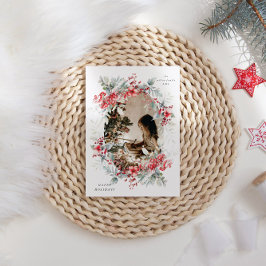 Klassieke vakantiebessen One Photo Holiday Kaart