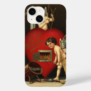 Klassieke Valentijnsdag Cupido, engelen brandende  Case-Mate iPhone Case