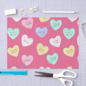 Klassieke Valentijnse Snoepjes harten Tissuepapier (Craft)