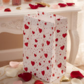 Klassieke Valentijnsharten Giftzak Medium Cadeauzakje