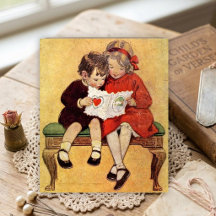 Klassieke Valentijnskaart van Jessie Wilcox Smith 