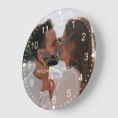 klassieke  van de de dag van de manuscriptbruiloft grote klok (Hoek)