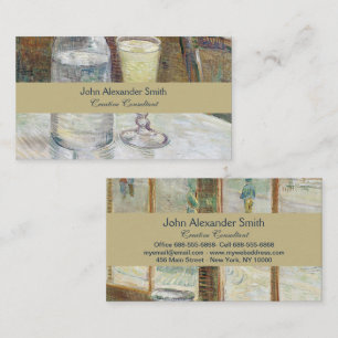 Klassieke Van Gogh Parijs Café Absint Kunst Visitekaartje