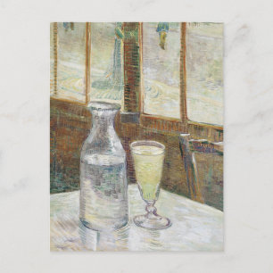 Klassieke Van Gogh Parijs Café Absinthe Kunst Briefkaart