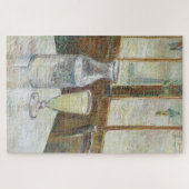 Klassieke Van Gogh Parijs Café Absinthe Kunst Legpuzzel (Horizontaal)