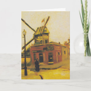 Klassieke Van Gogh Parijs Molen Schilderij Kaart
