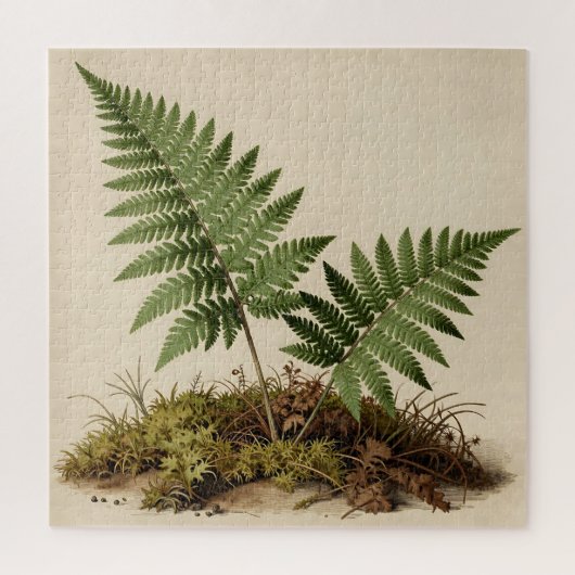 Klassieke Varens Botanisch Legpuzzel (Verticaal)