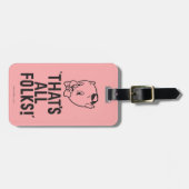 Klassieke Varken "Dat zijn allemaal volken!" Bagagelabel (Voorkant horizontaal)