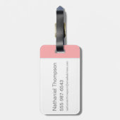 Klassieke Varken "Dat zijn allemaal volken!" Bagagelabel (Achterkant verticaal)