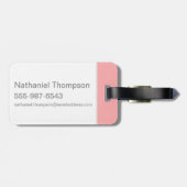 Klassieke Varken "Dat zijn allemaal volken!" Bagagelabel (Achterkant horizontaal)