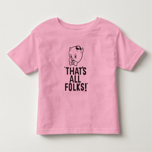 Klassieke Varken "Dat zijn allemaal volken!" Kinder Shirts (Voorkant)