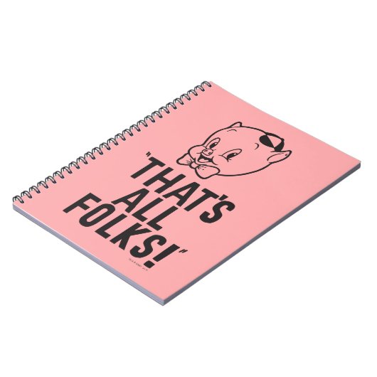 Klassieke Varken "Dat zijn allemaal volken!" Notitieboek (Linkerzijde)