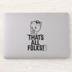 Klassieke Varken "Dat zijn allemaal volken!" Sticker