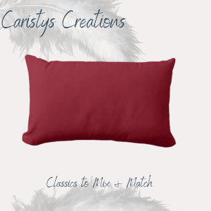 Klassieke vaste gebrande wijn kussen